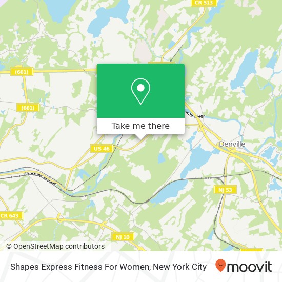 Shapes Express Fitness For Women map