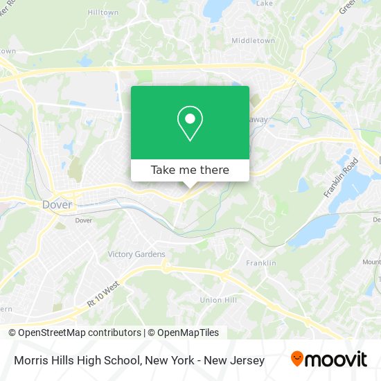 Morris Hills High School map