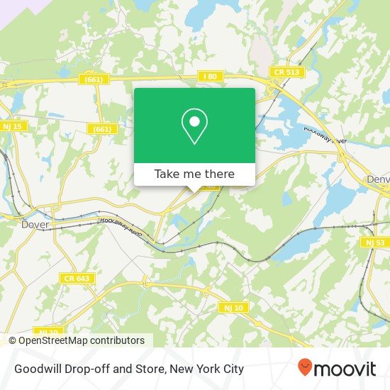 Mapa de Goodwill Drop-off and Store