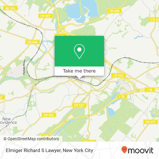 Elmiger Richard S Lawyer map