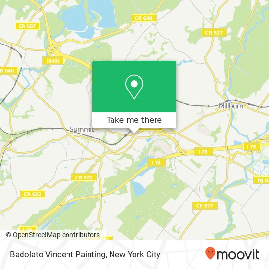 Badolato Vincent Painting map