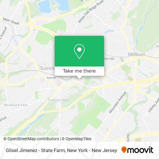 Glisel Jimenez - State Farm map