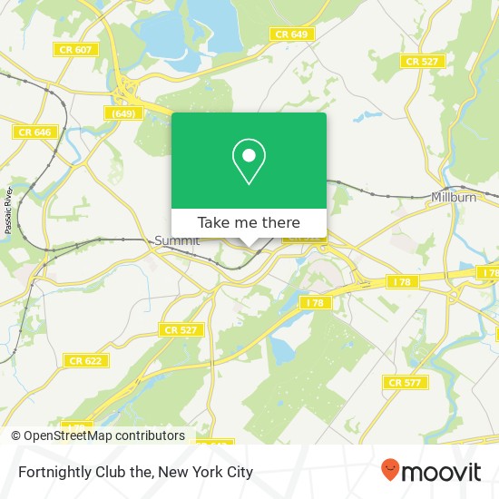 Mapa de Fortnightly Club the