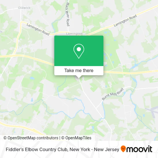 Fiddler's Elbow Country Club map