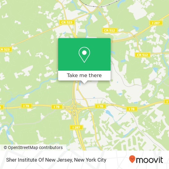 Mapa de Sher Institute Of New Jersey