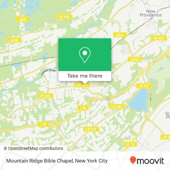 Mapa de Mountain Ridge Bible Chapel