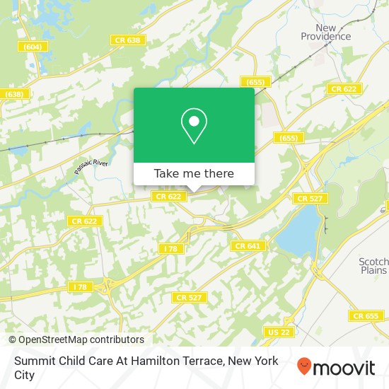 Mapa de Summit Child Care At Hamilton Terrace