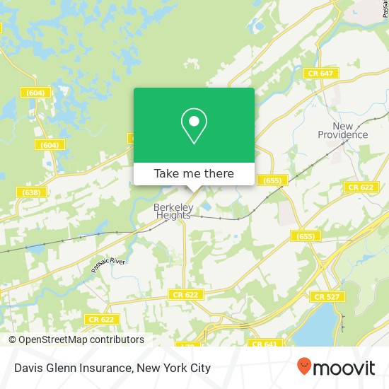 Davis Glenn Insurance map