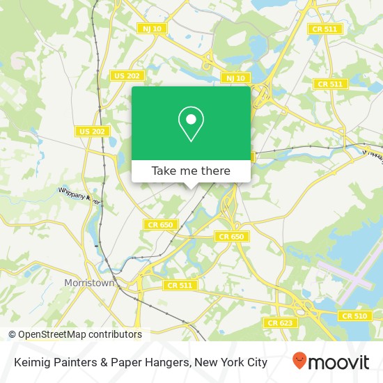 Mapa de Keimig Painters & Paper Hangers