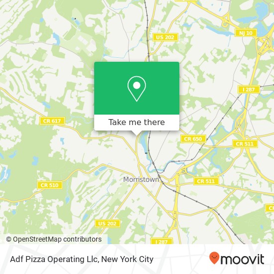 Adf Pizza Operating Llc map
