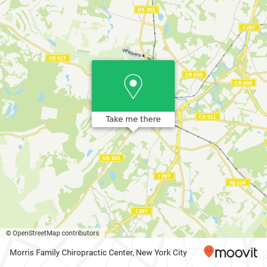 Morris Family Chiropractic Center map