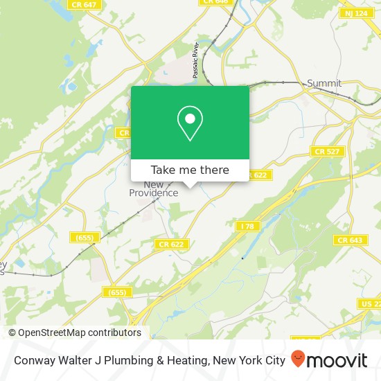 Mapa de Conway Walter J Plumbing & Heating