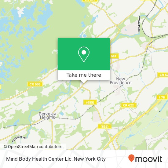 Mapa de Mind Body Health Center Llc