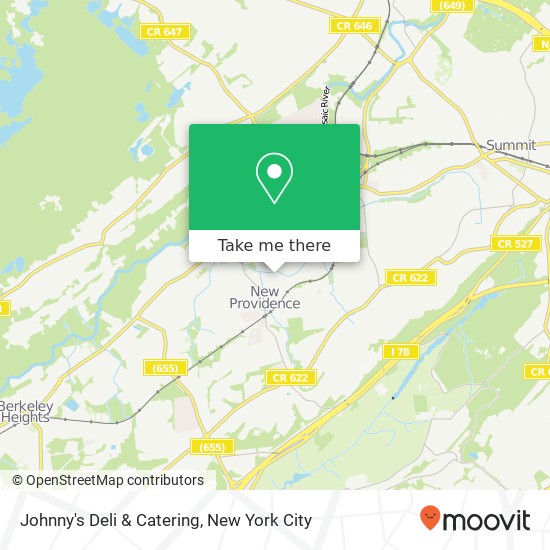 Mapa de Johnny's Deli & Catering