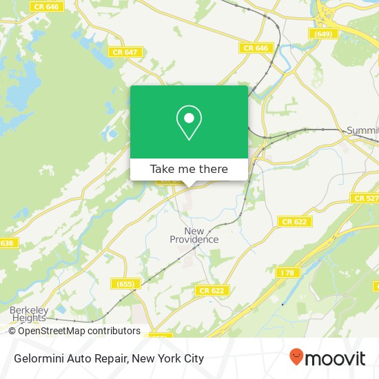 Mapa de Gelormini Auto Repair