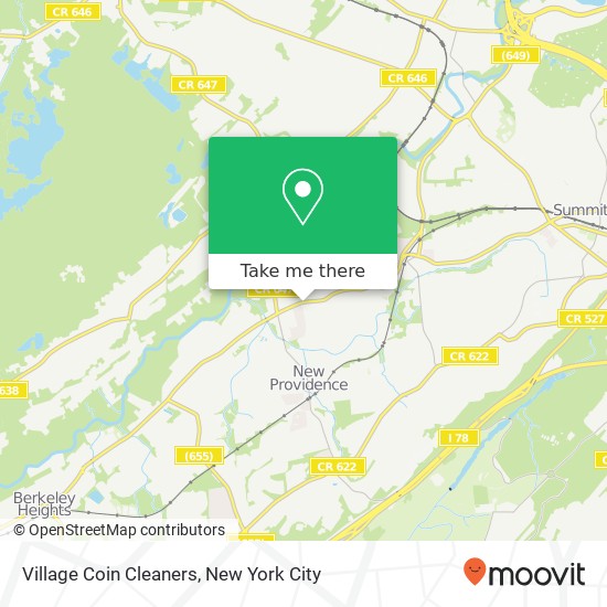 Village Coin Cleaners map