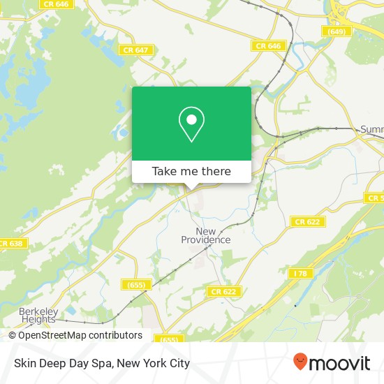 Mapa de Skin Deep Day Spa
