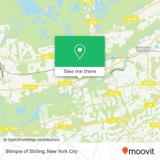 Blimpie of Stirling map