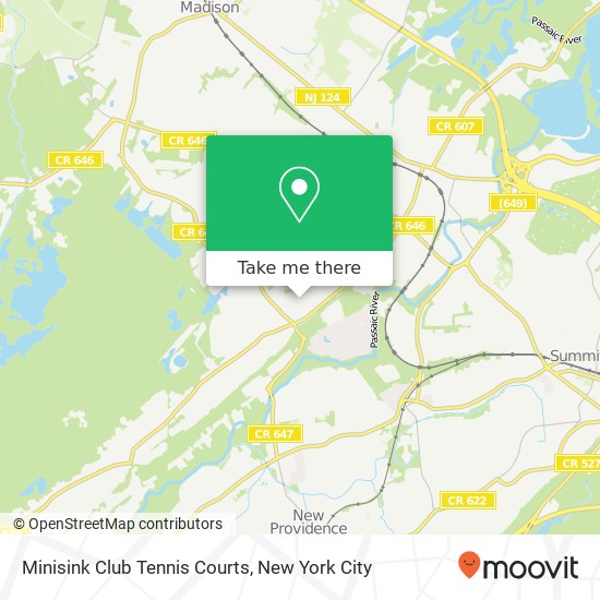 Mapa de Minisink Club Tennis Courts