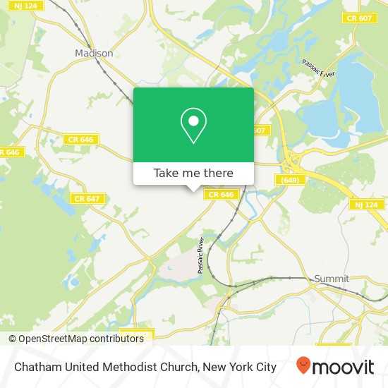 Chatham United Methodist Church map