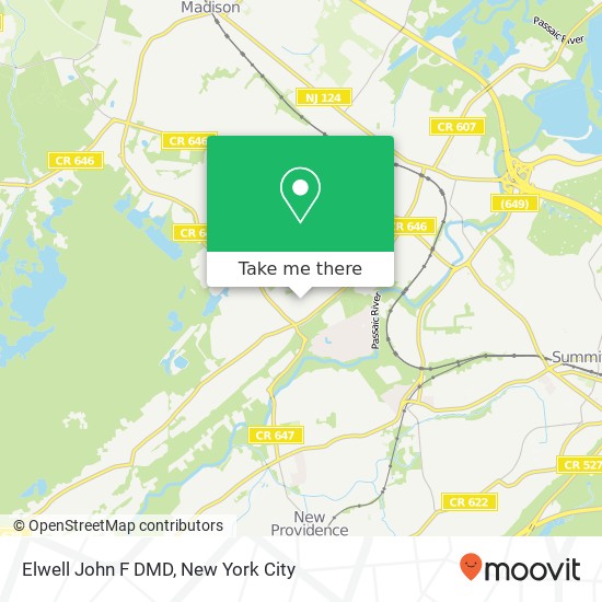 Elwell John F DMD map