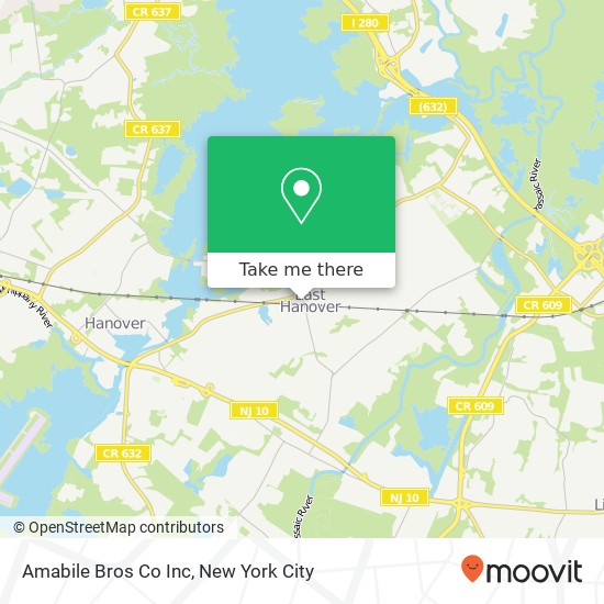 Amabile Bros Co Inc map