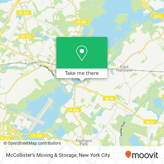 Mapa de McCollister's Moving & Storage