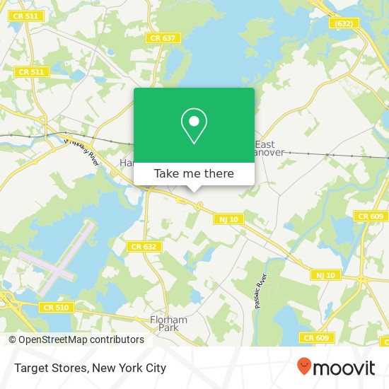 Target Stores map