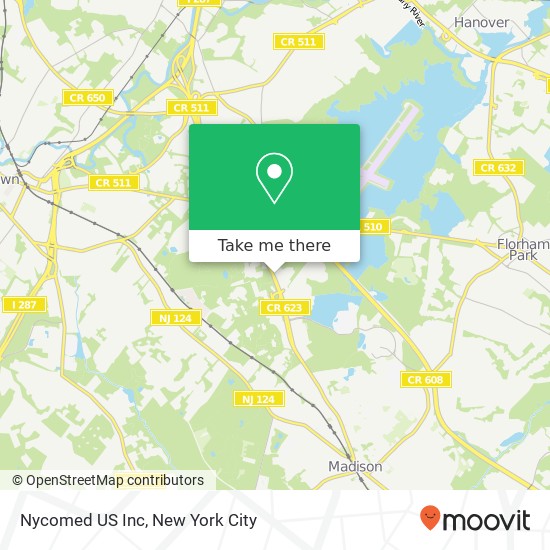 Nycomed US Inc map