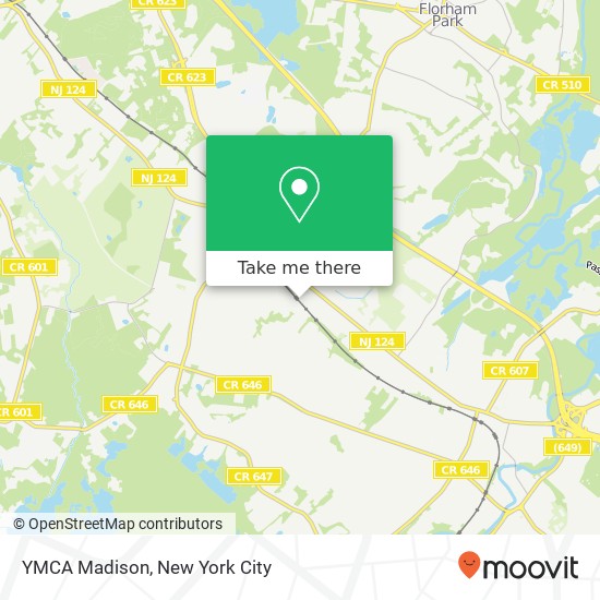 Mapa de YMCA Madison