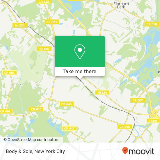 Body & Sole map