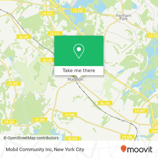 Mobil Community Inc map