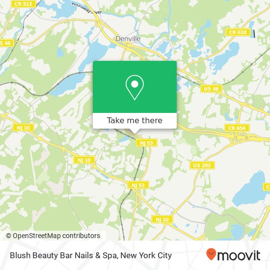 Blush Beauty Bar Nails & Spa map