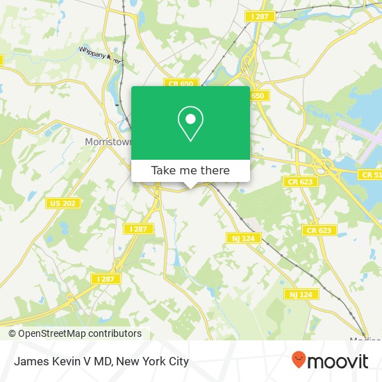 James Kevin V MD map