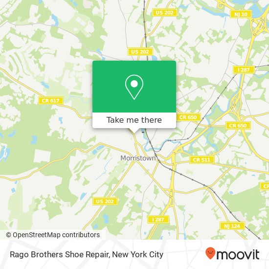 Rago Brothers Shoe Repair map