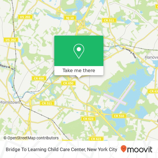 Mapa de Bridge To Learning Child Care Center