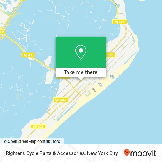 Righter's Cycle Parts & Accessories map