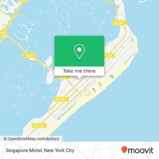 Singapore Motel map