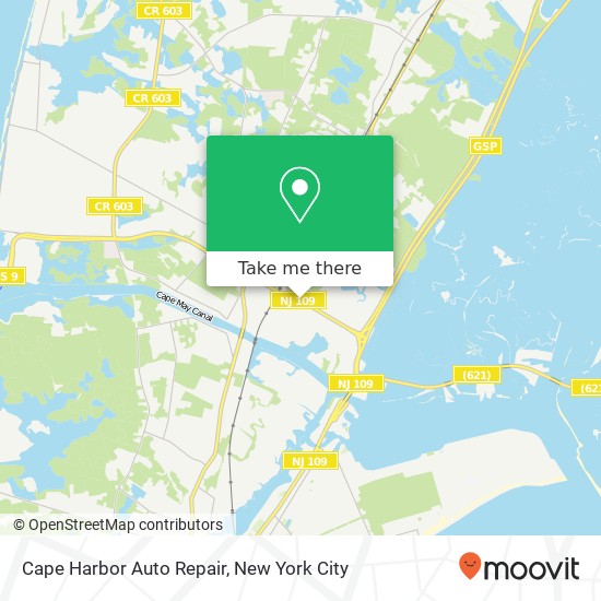 Cape Harbor Auto Repair map