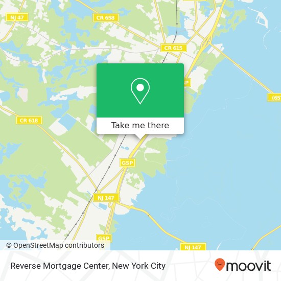 Reverse Mortgage Center map