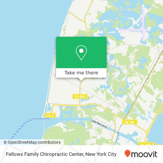 Fellows Family Chiropractic Center map