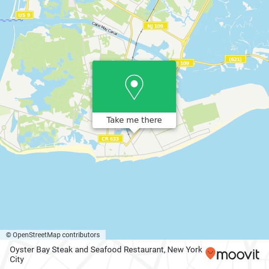 Mapa de Oyster Bay Steak and Seafood Restaurant