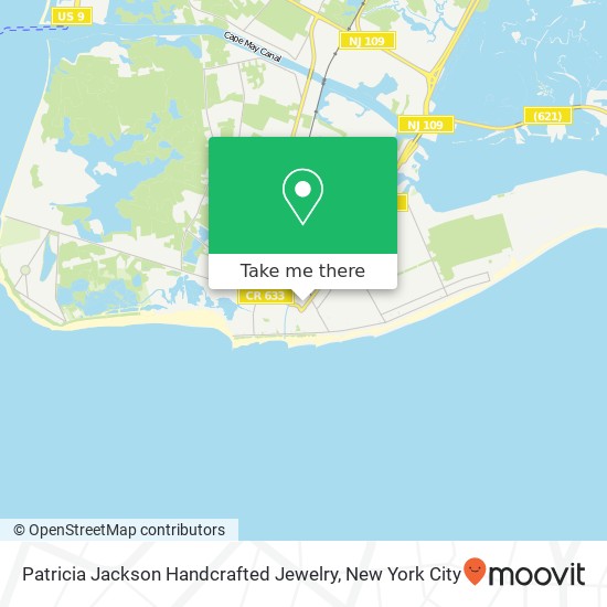 Patricia Jackson Handcrafted Jewelry map