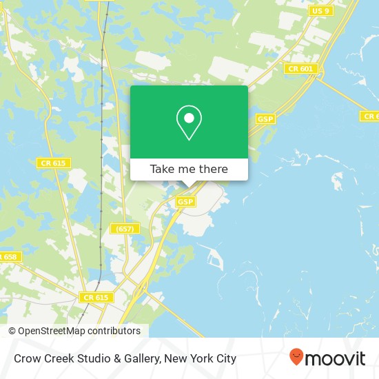 Crow Creek Studio & Gallery map