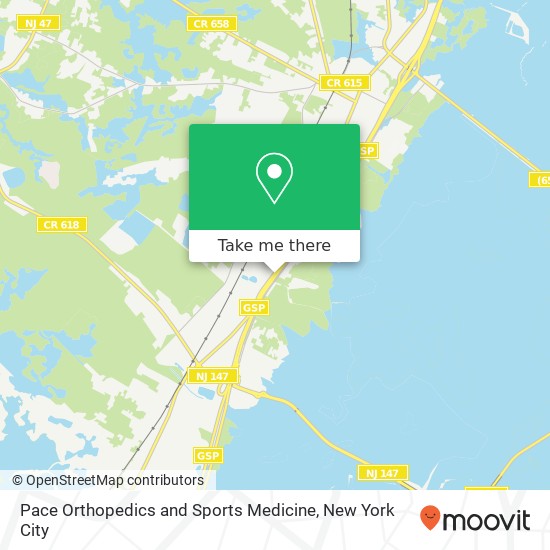 Pace Orthopedics and Sports Medicine map