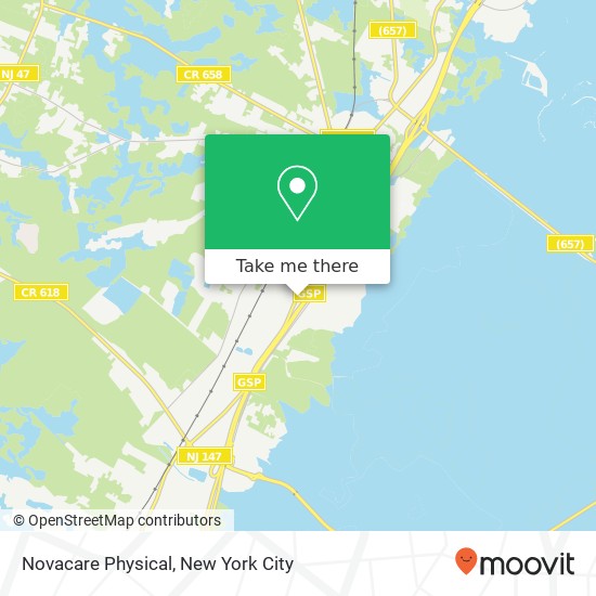 Mapa de Novacare Physical