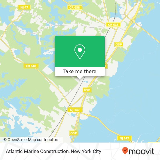 Mapa de Atlantic Marine Construction