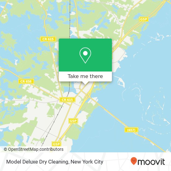 Mapa de Model Deluxe Dry Cleaning