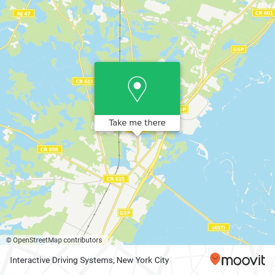 Mapa de Interactive Driving Systems