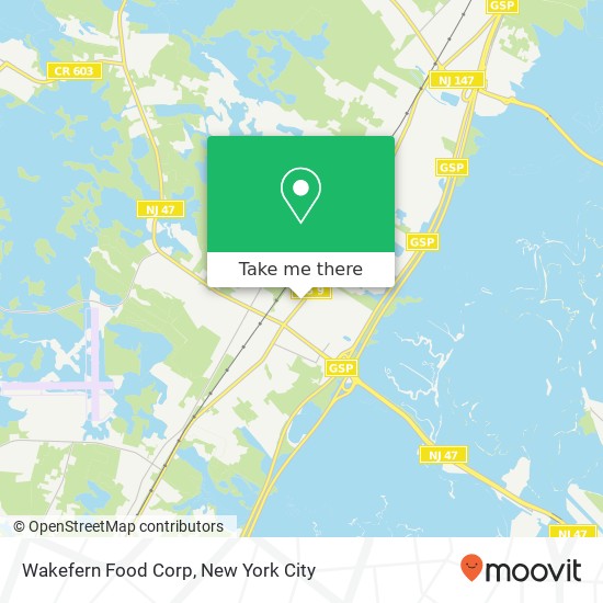 Wakefern Food Corp map